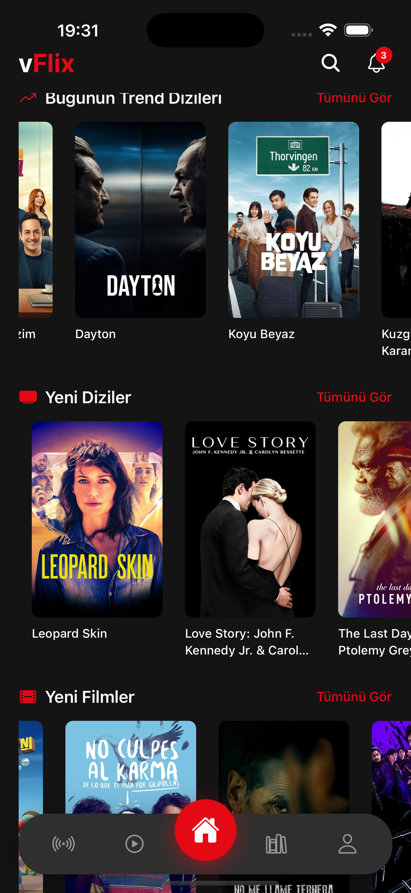 vFlix Ana Ekran